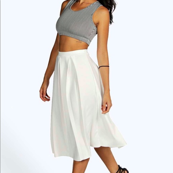 mid length flowy skirts